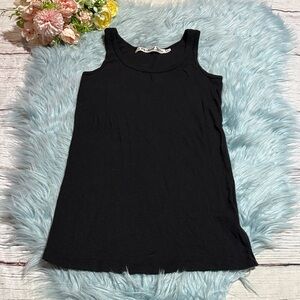 Michael Stars Black One Size Fits All Tank Top